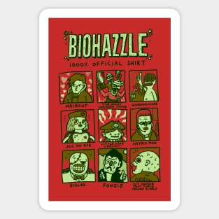 Biohazzle: 1000% Official T Shirt Sticker